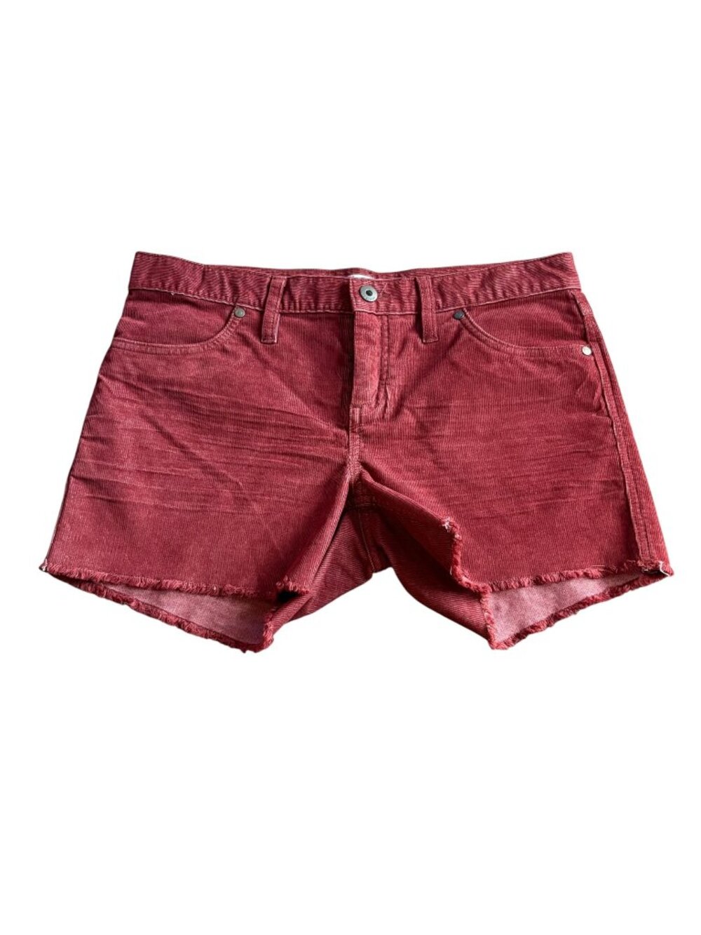 Carve Designs Oahu Shorts Corduroy Womens Casual Red Size 2